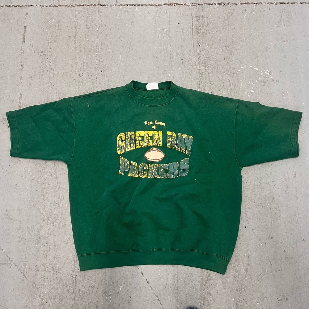 Vintage Green Bay Packers Lee Sport NFL Crew Neck Sweatshirt Size 3X Belicheck